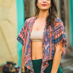 Colorful Paisley Women's Blouse